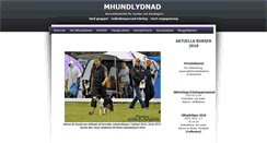 Desktop Screenshot of mhundlydnad.se