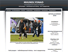 Tablet Screenshot of mhundlydnad.se